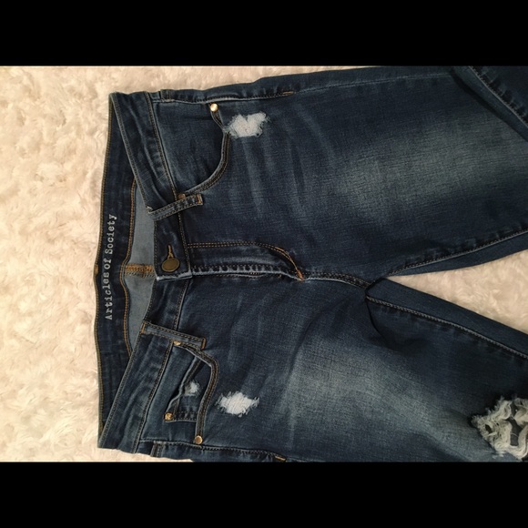 Nordstrom Articles of Society mid rise skinnies - Picture 4 of 5